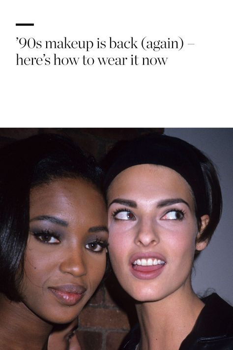 Makeup artist PATI DUBROFF explains how to make our favorite ’90s looks work for the new season, from modernized brows to the ultimate lined lip. By AVA WELSING-KITCHER 90s Casual Makeup, Classic 90s Makeup, Kevyn Aucoin Makeup Looks 90s, 90s Lip Makeup, Casual Work Makeup, 00s Makeup Looks, 90s Natural Makeup, 90s Makeup Products, 90s Brows