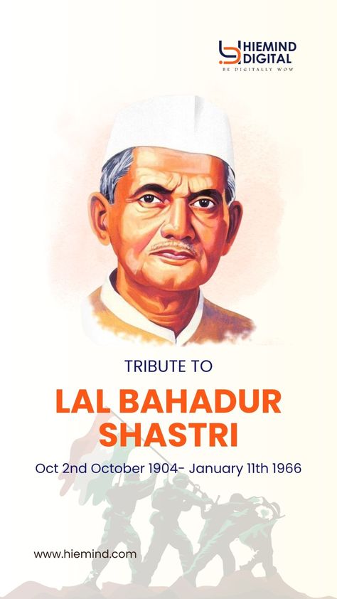 white orange image of lal bahadur shastri jayanti wish Lal Bahadur Shastri Jayanti Poster, Lal Bahadur Shastri Jayanti, Shastri Jayanti, Lal Bahadur Shastri, Festival Post, Exam Motivation, Digital Marketing Plan, Believe Quotes, Ecommerce Marketing