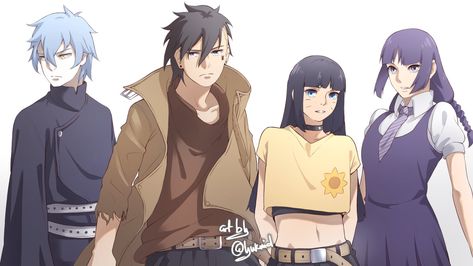 Kawaki Himawari, Mitsuki Naruto, Baruto Manga, Sasuke Uchiha Shippuden, Menma Uzumaki, Mangekyou Sharingan, Boruto Characters, Boruto And Sarada, Anime Group