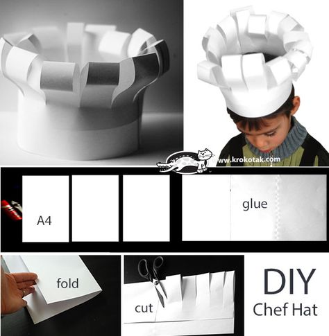 Let's Cook with kids Chef Hats For Kids, Preschool Cooking, Cooking Theme, Community Helpers Preschool, Trendy Hat, Chef Hat, Chefs Hat, Toddler Learning Activities, A Chef