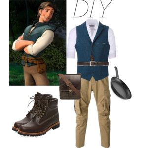 Flynn Rider DIY Flynn Rider Costume, Halloween Run, Dapper Day Outfits, Disney Dapper Day, Halloween Costumes For Work, Rapunzel Costume, Diy Costumes Women, Cute Couple Halloween Costumes, Flynn Rider