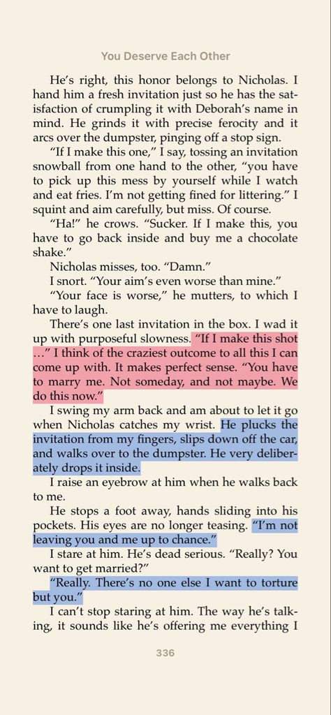 You Deserve Each Other Fanart, Romance Novel Excerpts, You Deserve Each Other Sarah Hogle, You Deserve Each Other Aesthetic, You Deserve Each Other Quotes, You Deserve Each Other, You Deserve Each Other Book, Love And Other Words Fanart, Novel Excerpts