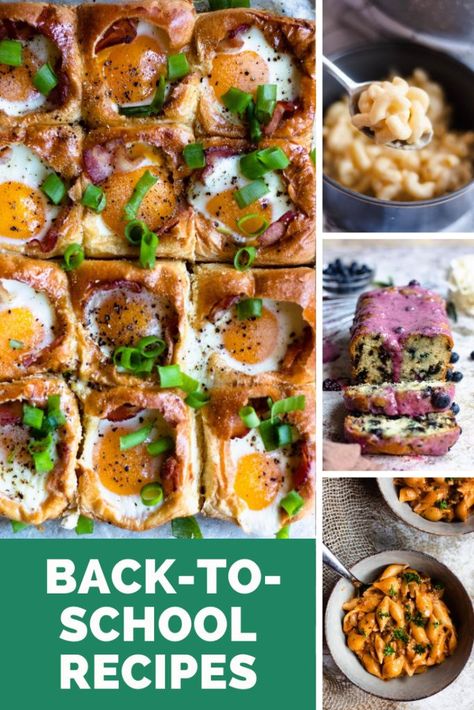 Back to school is here, and whether your children are going to school in person, Back To School Dinner Ideas, Back To School Dinners, Back To School Recipes, Brigadeiro Recipe, 20 Minute Dinners, Easy Breakfast Recipes, School Recipes, Pizza Sauce Homemade, Quick Breakfast Recipes