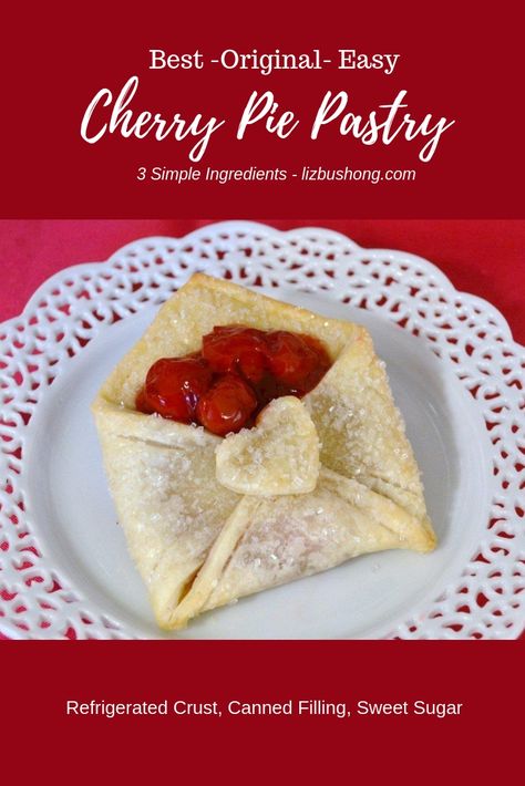 Valentine's Desserts, Pie Pastry, Spring Food, Canning Cherry Pie Filling, Cherry Filling, Canned Cherries, Valentine Desserts, Food Decor, Pastry Crust