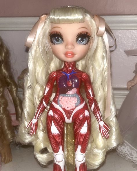 Lol Doll Repaint, Rainbow High Doll Repaint, Barbie Doll Repaint, Custom Dolls Repaint, Cosplay Draculaura, Rainbow High Custom, Clay Snakes, Customized Dolls, Trinket Display