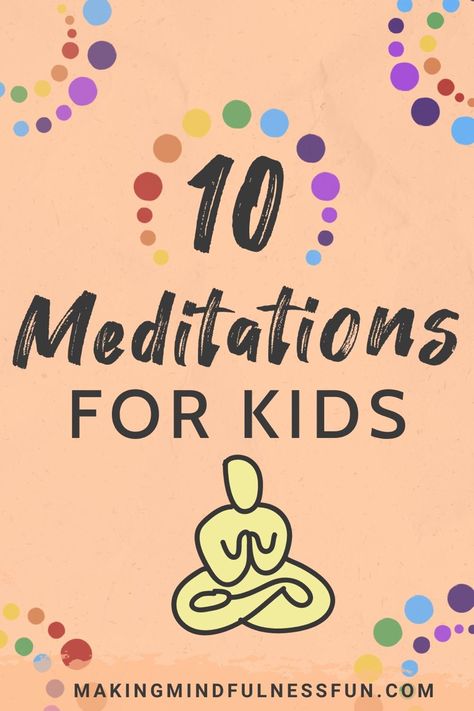 Here are 10 meditations all kids should do! #meditation Meditation For Preschoolers, Quiet Toddler Activities, Breathing Exercises For Kids, Mindful Activities For Kids, Meditation For Kids, Mindfulness Activities For Kids, Kids Mindfulness, Metta Meditation, Meditation Kids