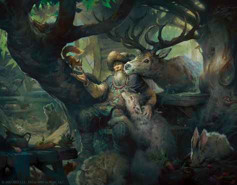 ArtStation - MTG. Radagast the Brown Radagast The Brown, Wizard Party, Middle Earth Art, Mtg Art, Lotr Art, Heroic Fantasy, Dungeons And Dragons Characters, Dungeons And Dragons Homebrew, Brown Art