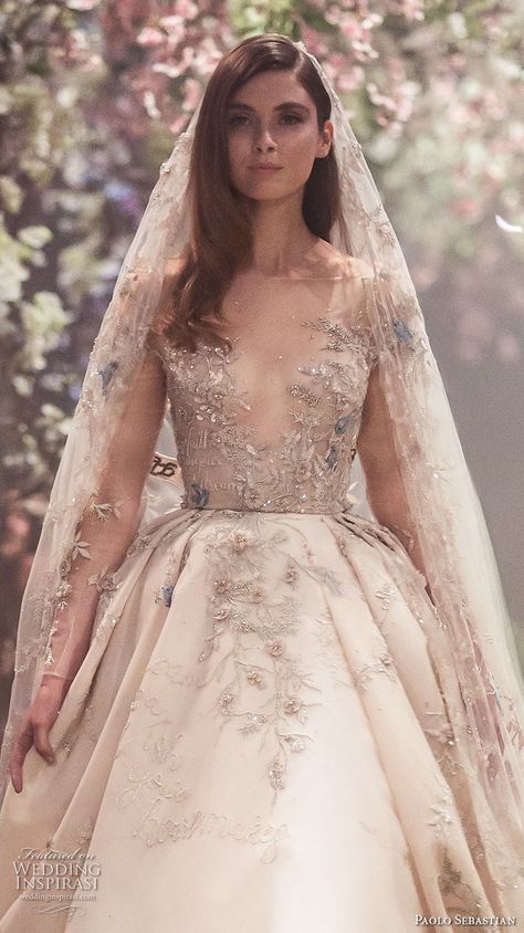 Paolo Sebastian Wedding Dress, Whimsical Dresses, Paolo Sebastian, Wedding Dresses A Line, Wedding Wonderland, Princess Ball Gowns, A Line Wedding Dress, Christian Wedding, Princess Bride