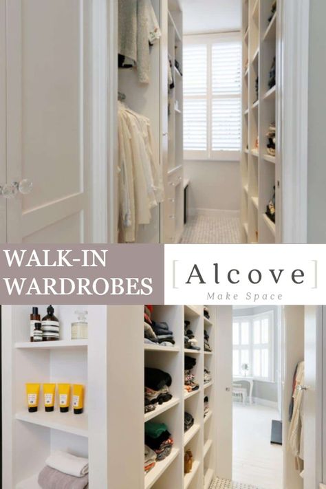 Bedroom Alcove, Alcove Wardrobe, Alcove Storage, Custom Closet Design, London Property, Ensuite Bathrooms, Ensuite Bathroom, Walk In Wardrobe, Custom Closets