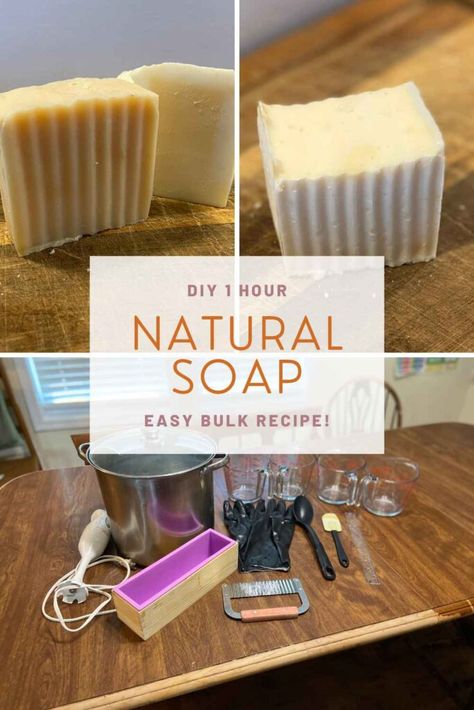 Soap Making For Beginners Recipes, Diy Soap Base, Making Soap Without Lye, Homemade Tallow, Easy Soap Making, Cold Press Soap Recipes, Soap Making For Beginners, Lard Soap, Beginners Recipes