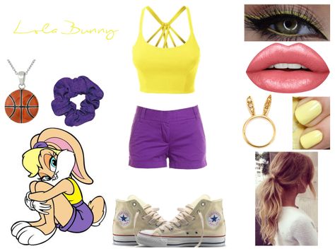 Lola Bunny Costume Makeup, Diy Lola Bunny Costume, Lola Bunny Inspired Outfits, Dress To Impress Lola Bunny, Gboard Keyboard, Gboard Keyboard Theme Aesthetic, Beige Converse, Keyboard Theme, Cosplay Clothes