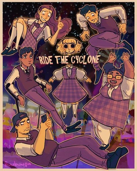 Jane Doe Fanart Ride The Cyclone, Ride The Cyclone Musical Fanart, Ride The Cyclone Jane Doe Fanart, Jane Doe Fanart, Ride The Cyclone Fanart, Rtc Fanart, Cyclone Art, Musical Fanart, Ride The Cyclone