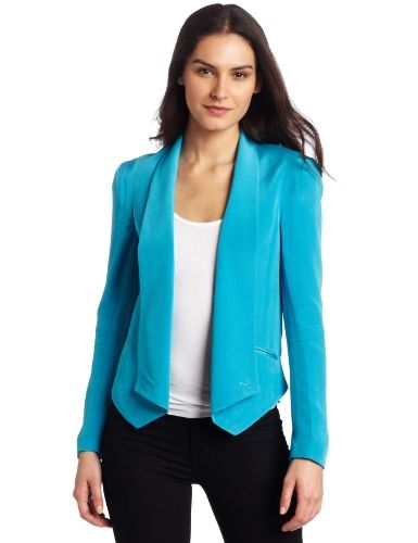 Turquoise Becky Jacket Turquoise Jacket Outfit, Turquoise Jacket, Silk Blazer, Pink Nail, Jacket Outfit, Jacket Fashion, Professional Fashion, Blazer Fashion, Jacket Style