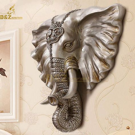 elephant wall sculpture Tac Mahal, Wall Pendant, Safari Wall Art, European Wall, Elephant Home Decor, Garden Figures, Home Decor Sculptures, 3d Cnc, Room Entrance