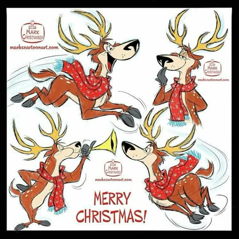 Mark Christiansen - Reindeer #model #sheet #reference #character #design #cartoon #characterdesign #Christmas #xmas #holiday #modelsheet #poses Rudolph Illustration, Reindeer Character Design, Reindeer Illustration, Reindeer Drawing, Santa Cartoon, Deer Cartoon, Cartoon Reindeer, Decoration Vitrine, Christmas Window Painting