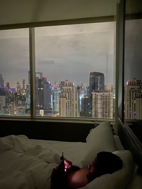 Bed With A View, Aesthetic City View, Bangkok Condo, Vision 2024, Bangkok City, Aesthetic City, Asian Celebrities, Bangkok Thailand, City View