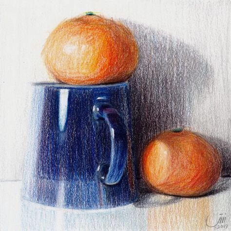 Art Highschool, Acrylic Drawing, Color Pencil Illustration, Crayon Drawings, Colored Pencil Artwork, Color Drawing, Object Drawing, Art Painting Gallery, Still Life Drawing