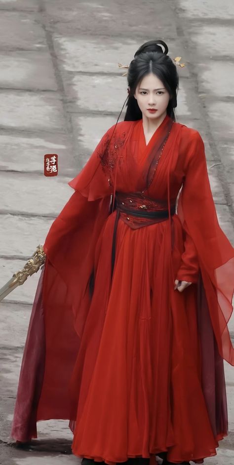 Hanfu Red, China Hanfu, Fashion 2000, Traditional Asian Dress, Hanfu Girl, Goddess Outfit, Ancient Dress, Chinese Traditional Costume, Ancient Chinese Dress