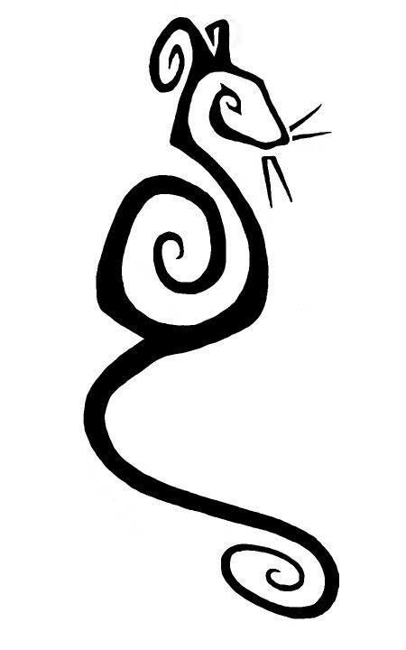 Rat clan Rat Silhouette Tattoo, Rat Tattoo Design Simple, Rat Graphic Design, Rat Line Art, Rat Tattoo Simple, Tattoos Doodles, Rat Draw, Rat Outline, Rat Tattoo Design