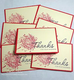 The Unhurried Life: Quick Thank You Notes Thank U Cards, Kindness Cards, Everyday Cards, Handmade Thank You Cards, Hand Stamped Cards, Thank You Note Cards, Making Greeting Cards, Quick Cards, Stamping Ideas