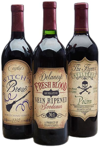 Personalize Wine Bottle Labels, Personalized Wine Bottle, Personalized Halloween Gifts, Halloween Personalized, Personalized Wine Bottles, Wine Bottle Labels, Personalized Wine, Custom Gifts, Bottle Labels