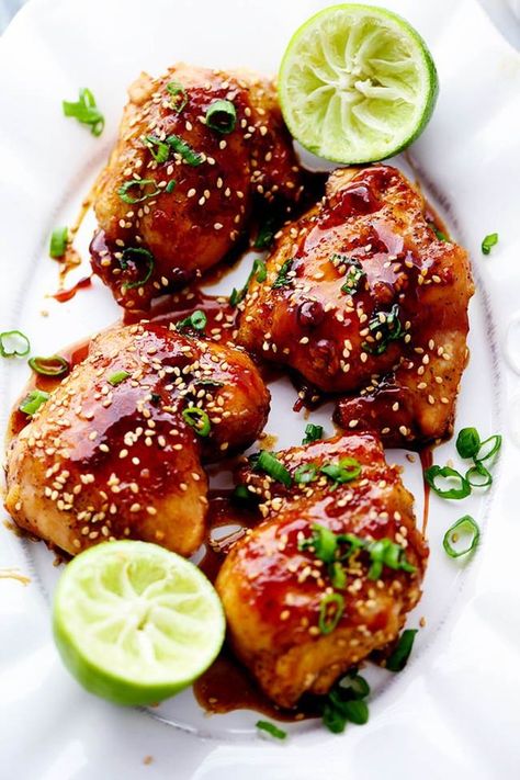 Tender and juicy chicken breasts that get coated in a sticky sweet asian sauce. This meal is ready in just thirty minutes and the flavor is awesome!   Isn’t life just so dang busy? And now that it is Sweet Asian Sauce, Chicken Stovetop, Asian Glazed Chicken, Glazed Chicken Thighs, Glazed Chicken Breast, Slow Cooker Asian, Chicken Recipes Boneless, Asian Chicken Recipes, Sticky Chicken