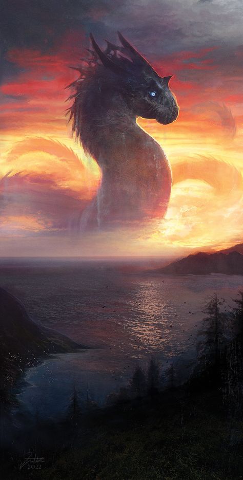 ArtStation - Leviathan Advanced, Katinka Thorondor Sea Monster Art, Lake Monsters, Sea Dragon, Sea Monsters, Monster Art, Force Of Evil, Science Fiction Fantasy, Dragon Art, Ocean Art