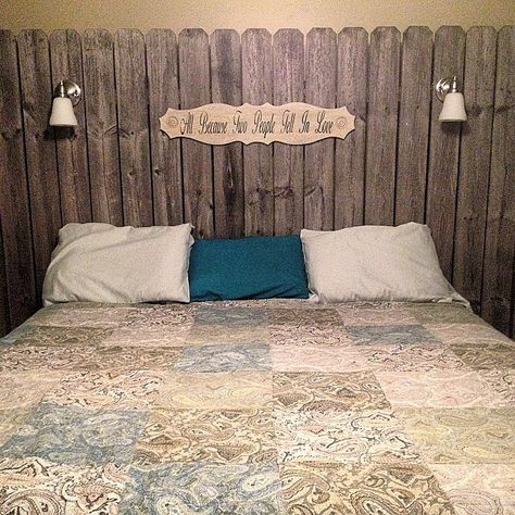 DIY Headboard with lights by The Write Side of Life - I Love it!! Diy Headboard With Lights, Distressed Headboard, Headboard With Lights, Crafts Diy Projects, Diy Headboard, Romantic Mood, Distressed Furniture, Va Va Voom, Headboards