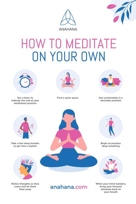 How to Meditate On Your Own! How To Meditate, Meditation, Yoga, Health