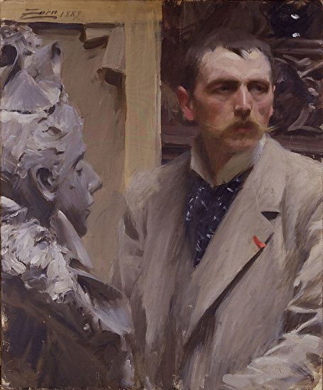 Zorn Palette and Color Chart | A Westerberg - Blog Zorn Paintings, Anders Zorn, Uffizi Gallery, John Singer Sargent, Classic Paintings, Luminous Colours, Traditional Paintings, Magazine Art, Color Theory