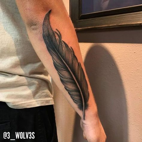 Phoenix Feather Tattoo Men, Feather Tattoo Men, Feather Tattoo Chest, Feather Tattoo For Men, Feather Tattoo Ankle, Phoenix Feather Tattoos, Feather Tattoo Arm, Quill Tattoo, Small Feather Tattoo