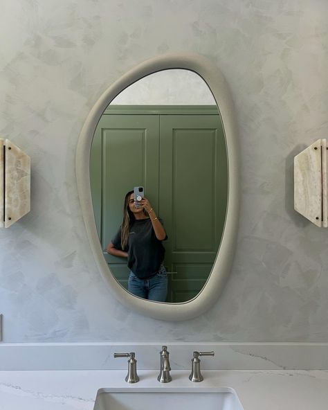 love my mirror selfies, but love Ford’s bathroom more! - #interiordesign #interiors #bathroom #interiorinspo #design #residentialdesign #renovation #bathroomdesign #bathroomdecor #bathroomremodel #bathroominspiration #bathroomrenovation #limewash Limewash Bathroom, My Mirror, Residential Design, Interior Inspo, Bathroom Renovation, Bathroom Inspiration, Home Projects, Bathrooms Remodel, Bathroom Design