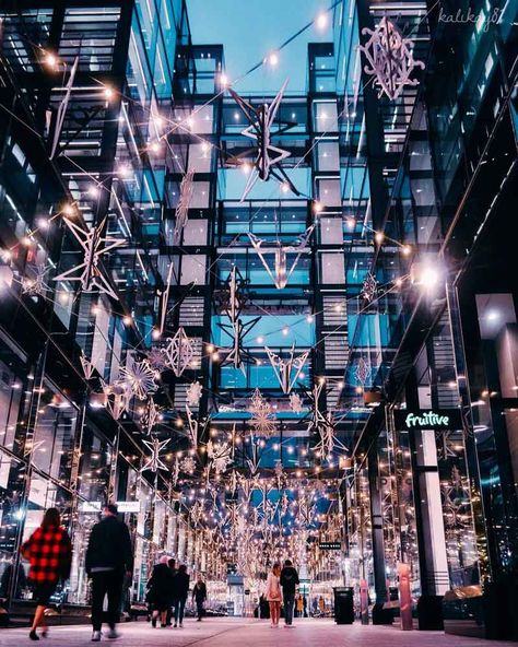 @kaliryanphotos - CityCenterDC holiday lights illuminated in Palmer Alley - Things to do during the holidays in Washington, DC Dc Christmas, Visit Dc, Dc Washington, Washington Dc Travel, Christmas Light Displays, Romantic Things To Do, Dc Travel, Mormon Temple, Romantic Date Ideas