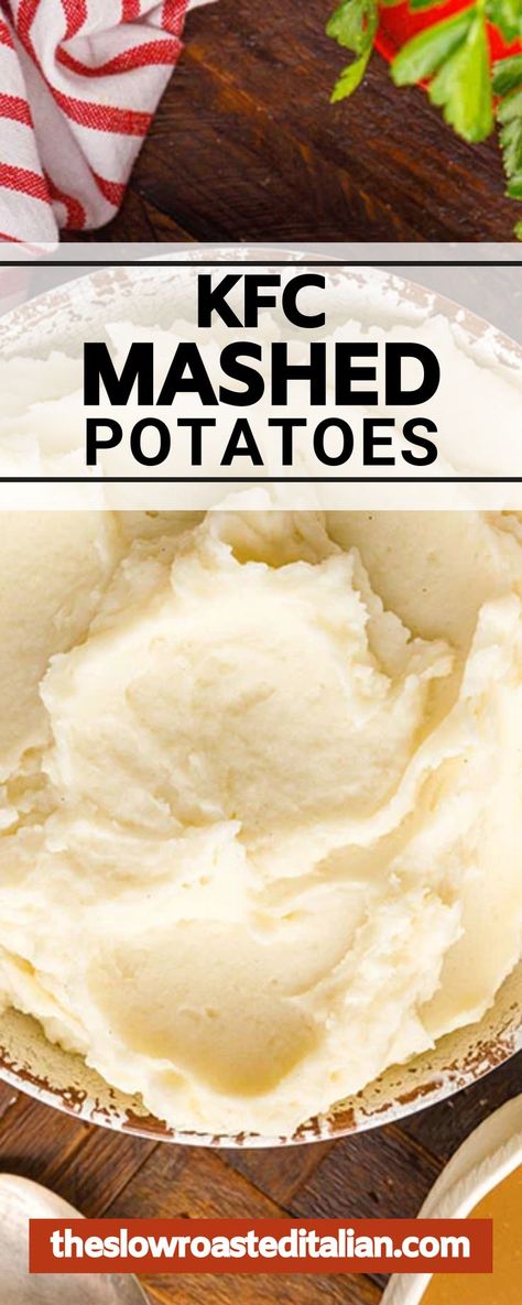 Instant Mashed Potatoes Recipes, Kfc Gravy Recipe, Boxed Mashed Potatoes, Kfc Mashed Potatoes, Potato Dishes Easy, Recipe For Kentucky Fried Chicken, Mashed Potatoes Recipe Easy, Copycat Kfc, Creamy Mashed Potatoes Recipe