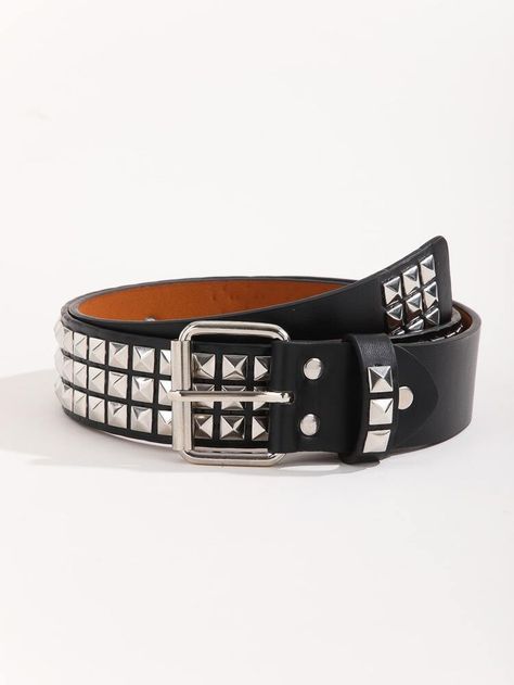 Free Returns ✓ Free Shipping On Orders $49+ ✓. Studded Decor Buckle Belt With Punch Tool- Belts at SHEIN.