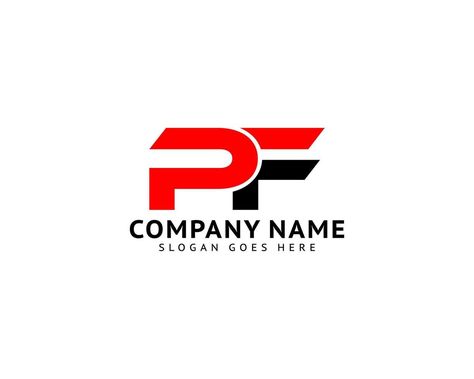 Pf Logo Design, Dj Images Hd, Dj Images, Name Logo, Initial Letter, Initial Letters, Company Names, Logo Templates, Vector Art