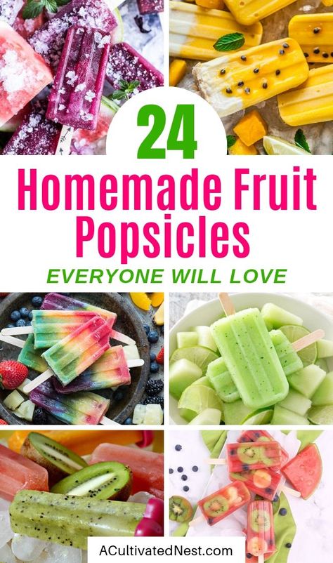 Home Made Popsicles Healthy, Popcicles Recipes, Summer Popsicle Recipes, Popsicle Recipe For Kids, Fruit Popsicle Recipes, Easy Popsicle Recipes, Homemade Fruit Popsicles, Berry Popsicles, Healthy Popsicle Recipes