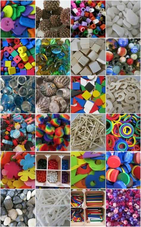 Learn with Play at Home: Using Loose Parts for Play. Learning Naturally Counting Collections, Purposeful Play, Reggio Emilia Inspired, Reggio Classroom, Reggio Inspired, Invitation To Play, Loose Parts, Play Based, Play Based Learning