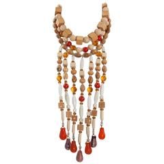 Yves Saint Laurent African Inspired Multi-Strand Necklace Fall Wedding Jewelry, Marble Necklace, Marble Jewelry, Parisienne Chic, Multi Chain Necklace, Layered Chain Necklace, African Necklace, Red Necklace, Red Jewelry