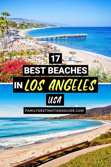 Best Beaches In Los Angeles, Las Angeles California, Los Angeles Beach, Cali Beach, Los Angeles Travel Guide, Los Angeles Attractions, Los Angeles Vacation, Best Family Beaches, Grad Trip