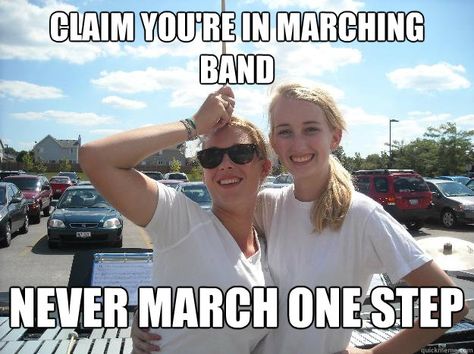 . Front Ensemble Pit, Marching Band Pit Memes, Front Ensemble, Band Poses, Marching Band Jokes, Marching Band Memes, Marching Bands, Marching Band Humor, Band Jokes