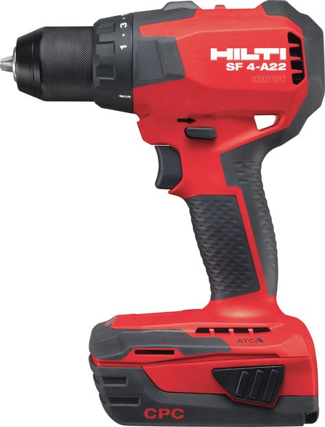 SF 4-A22 Cordless drill driver - Cordless Drill Drivers - Hilti USA Hilti Tools, Power Tools Design, Tattoos To Cover Scars, Power Tool Storage, Battery Tools, Office Furniture Design, Garage Storage Organization, Cordless Tools, Drill Driver