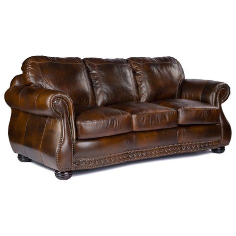 USA Premium Leather Leather Sofa in Chesterfield Cowboy | NFM Cowboy Living Room, Rustic Leather Sofa, Tuscan Living Rooms, Vintage Leather Sofa, Genuine Leather Sofa, Traditional Frames, Leather Couch, Living Room Leather, Cabin Life