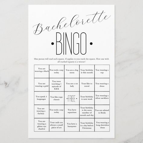 Bingo Bachelorette Party, Simple Bachelorette Party Ideas, Simple Bachelorette, Bingo Printable Free, Bachelorette Bingo, Bingo Party, Bachelorette Party Supplies, Bachelorette Party Planning, Wild Night