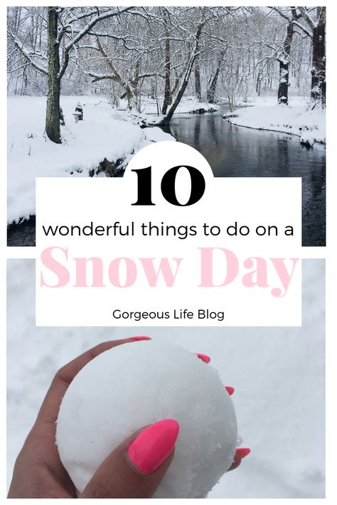 Di Snow Day, What To Do On A Snow Day, Things To Do On A Snow Day, Snow Day No School, Proud Supporter Of Snow Days, Snow Day Traditions, Things To Do On A Snowy Day Inside, Femininity Tips, Best Blogs