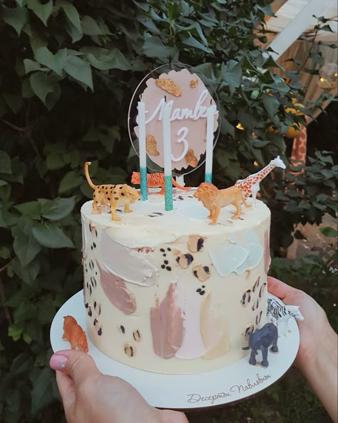 Frosted Animal Cookie Cake, Wild And Three Birthday Girl Cake, Born Two Be Wild Birthday Girl Cake, Born Two Be Wild Cake, Two Wild Birthday Party Girl Cake, Boho Safari Cake, Wild One Birthday Smash Cake, Wild And Three Birthday Cake, Party Animal Birthday Cake