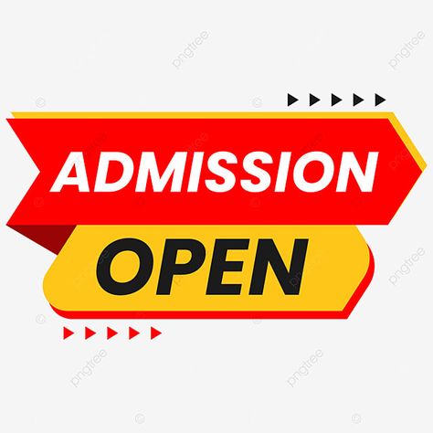 Admission Open Banner, Admissions Poster, Banner Png, Baby Art Projects, College Admissions, Remove Background From Image, Admission Open, School Opening, School Admissions