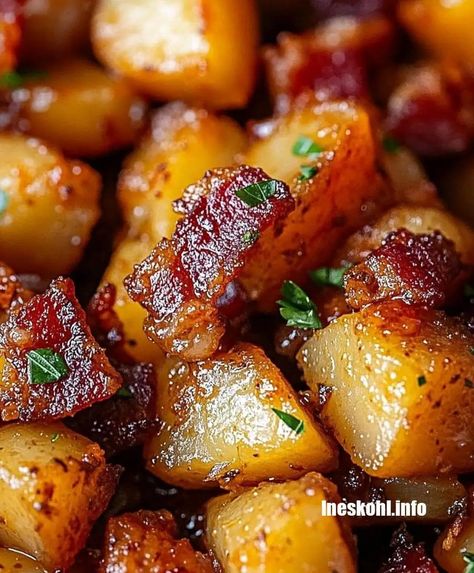 Honey Bacon Roasted Potatoes