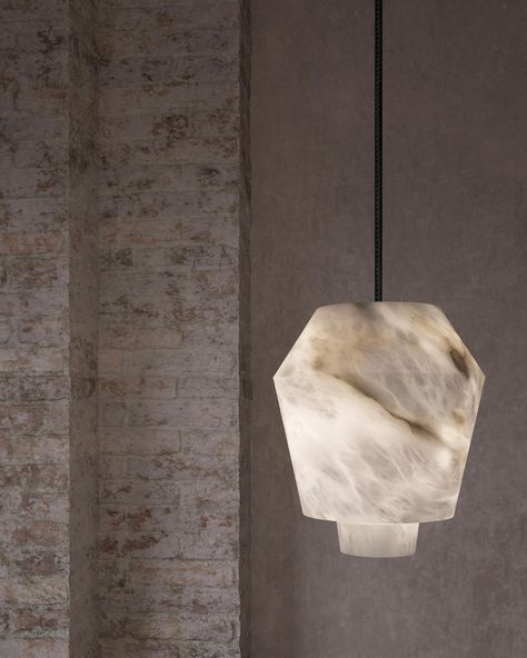 Set your spaces aglow with the soft radiance of alabaster lighting from @atelieralainellouz.  Featuring the Alix Pendant and Lyra Table Lamp.  #HOLLYHUNT #LuxuryInteriors #Lighting Alabaster Pendant Light, Alabaster Lighting, Alabaster Stone, Holly Hunt, New Crafts, Luxury Interior, Pendant Light, Lamps, Table Lamp