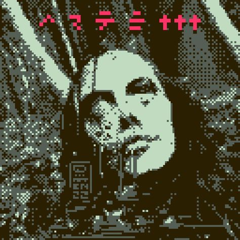 Hour Tattoo, Yabujin Core, Profile Picture Pfp, Horror Style, Video Game Design, Retro Horror, Pixel Art Design, 16 Bit, Art Style Inspo